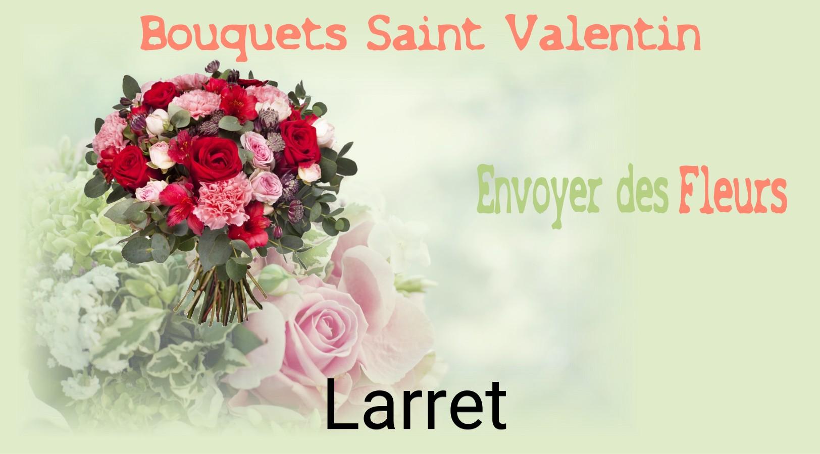 Roses de Saint-Valentin livrées à Larret